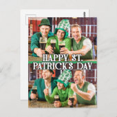 セントパトリックの日シャムロックアイリッシュケルト2枚の写真 ポストカード (正面/裏面)