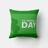 セントパトリックの日シャムロックパターンリバーシブル クッション (裏面)