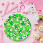 セントパトリックの日シャムロックパターン ペーパープレート (パーティー)