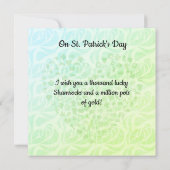 セントパトリックの日シャムロック (裏面)