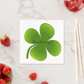 セントパトリックの日シャムロックThunder_Cove スタンダードカクテルナプキン (インサイチュ)