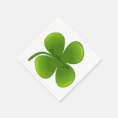 セントパトリックの日シャムロックThunder_Cove スタンダードカクテルナプキン (角)