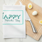 セントパトリックの日デザイン キッチンタオル (四つ折り)