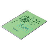 セントパトリックの日デザイン ノートブック (左側)