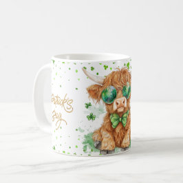 セントパトリックの日ハイランドカウマグカップ11oz コーヒーマグカップ