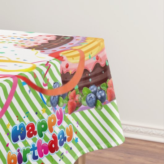 セントパトリックの日ハッピーバースデーテーブルクロス テーブルクロス (インサイチュ)