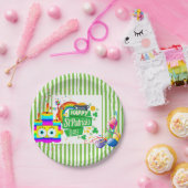 セントパトリックの日ハッピーバースデー紙プレート ペーパープレート (パーティー)