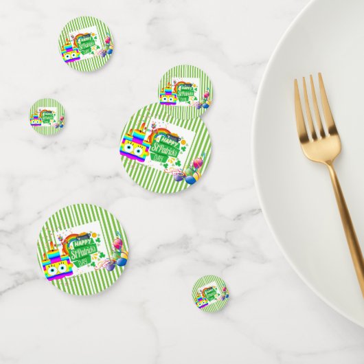 セントパトリックの日ハッピーバースデー コンフェッティ (グループ)