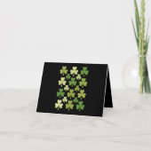 セントパトリックの日ハートラッキークローバーシャムロック カード (正面)