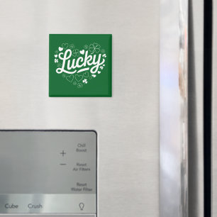 セントパトリックの日ハートラッキークローバーシャムロック マグネット