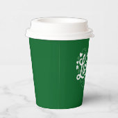 セントパトリックの日ハートラッキークローバーシャムロック 紙コップ (右)