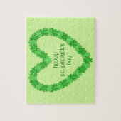 セントパトリックの日ハート ジグソーパズル (縦)