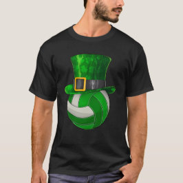 セントパトリックの日バレーボールLeprechaun Shamrock Tシャツ
