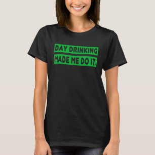 セントパトリックの日パジャマの日の飲み物を私は私に行った Tシャツ