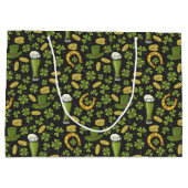 セントパトリックの日パターン ラージペーパーバッグ (裏面)