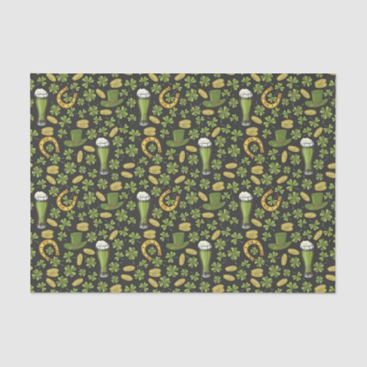 セントパトリックの日パターン 薄葉紙 (正面)