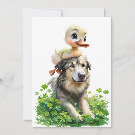 セントパトリックの日パーティの招待状：アクリングリング 招待状 (正面)