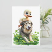 セントパトリックの日パーティの招待状：アクリングリング 招待状 (スタンド正面)