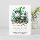 セントパトリックの日パーティの招待状 – ビールの多く 招待状 (スタンド正面)