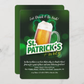 セントパトリックの日パーティの招待状 招待状 (正面/裏面)