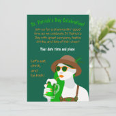 セントパトリックの日パーティの招待状 招待状 (スタンド正面)
