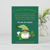 セントパトリックの日パーティの招待状 招待状 (スタンド正面)