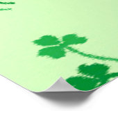 セントパトリックの日パーティーアイリッシュジグ ポスター (角)