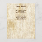 セントパトリックの日パーティーアイリッシュチャイルドポットの金ゴールド チラシ (裏面)