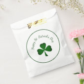 セントパトリックの日パーティーグリーンシャムロック フェイバーバッグ (封をした状態)