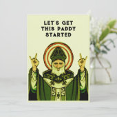セントパトリックの日パーティー 招待状 (スタンド正面)