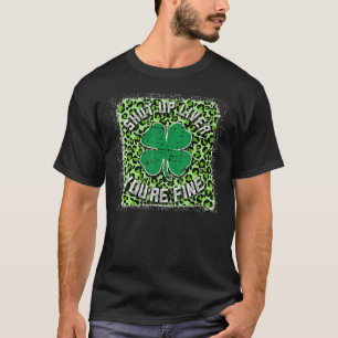 セントパトリックの日ビール飲み黙って肝臓あなた Tシャツ