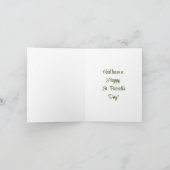 セントパトリックの日フェアリーホリデーカード シーズンカード (内部)