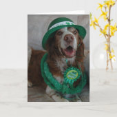 セントパトリックの日ブリッタニー カード (黄色い花)