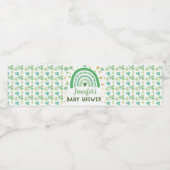 セントパトリックの日ベビーシャワーレインボーニュートラル ペットボトルラベル (シングルラベル)