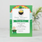 セントパトリックの日ベビーベビーシャワー招待状 招待状 (スタンド正面)
