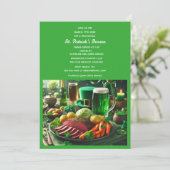 セントパトリックの日ホリデーディナー 招待状 (スタンド正面)