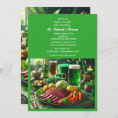 セントパトリックの日ホリデーディナー 招待状 (正面/裏面)