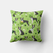 セントパトリックの日ボストンテリア クッション (裏面)