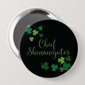 セントパトリックの日ボタン-主なShenanigator 缶バッジ (正面&裏面)