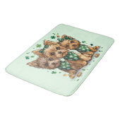 セントパトリックの日ヨークシャーテリアドッグス バスマット (アングル)