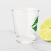 セントパトリックの日ラッキーシャムロックリップアイリッシュ ショットグラス (左)