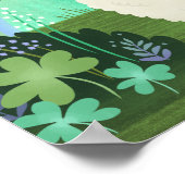 セントパトリックの日ラッキーラムアートプリント ポスター (角)