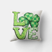 セントパトリックの日ラブグリーンアイルランド クッション (裏面)