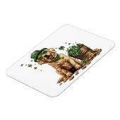 セントパトリックの日ラブラドールレトリエバードッグ マグネット (左側)