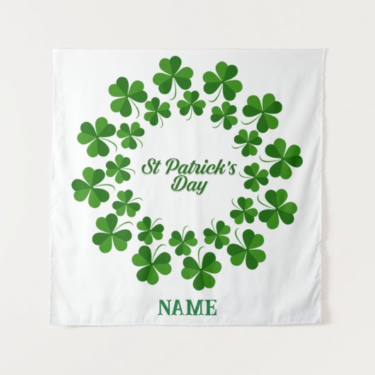 セントパトリックの日リースサンダー_コーブ タペストリー (正面)