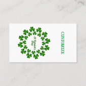 セントパトリックの日リースサンダー_コーブ 名刺 (裏面)