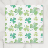 セントパトリックの日レインボーグリーン金ゴールドありがとう フェイバータグ (裏面)