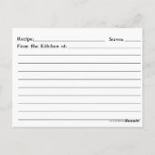 セントパトリックの日レシピはがき ポストカード (裏面)