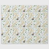 セントパトリックの日レプレシャンポットの金ゴールド ラッピングペーパー (フラット)