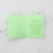 セントパトリックの日レプレシャン&アイリッシュ賛美ズ カード (内部)